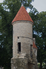 Fototapeta na wymiar Old castle tower Tallinn Estonia