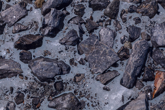 Matanuska Glacier Rocks and Ice