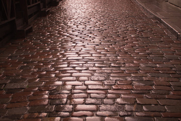 Stone road cobble texture background