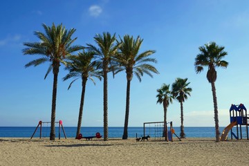 Naklejka premium Roquetas de Mar - Andalusien, Spanien