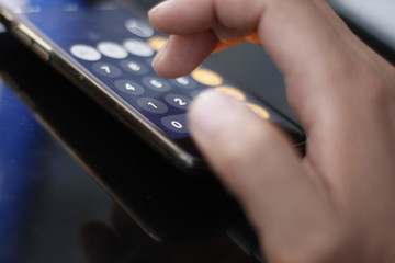 Using calculator app - point of view