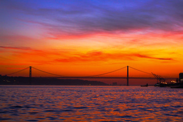 Sunset at Lisbon