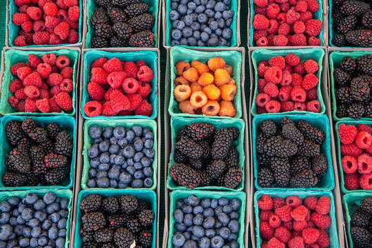 berries in the market