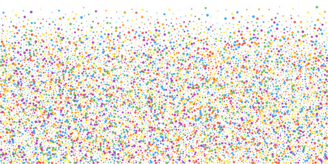 Festive confetti. Celebration stars. Rainbow confe