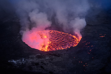 Nyirangongo volcano in Congo