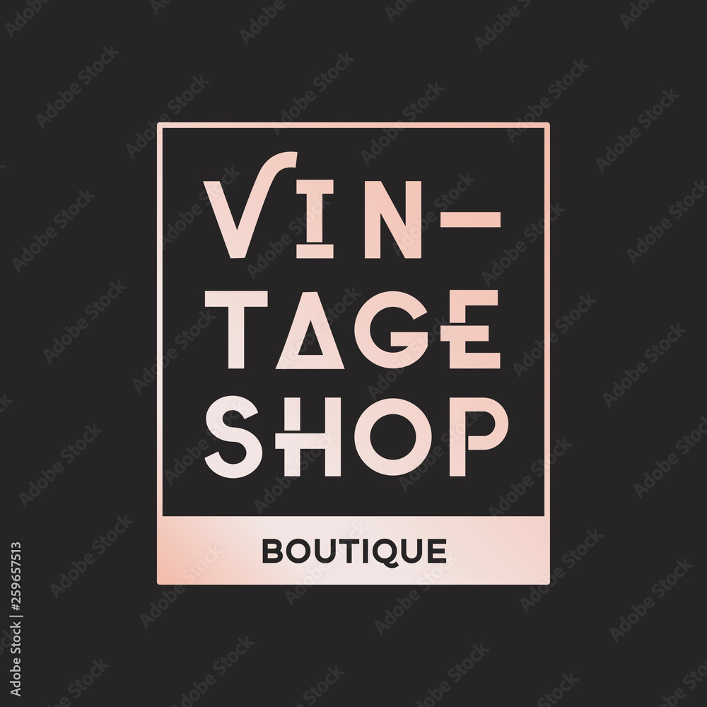 Poster Fashion boutique logo