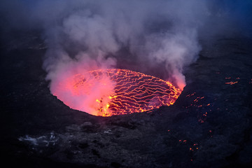 Nyirangongo volcano in Congo