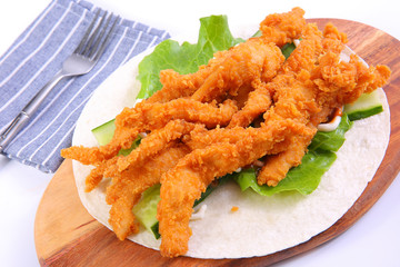 Chicken roll gourmet feature