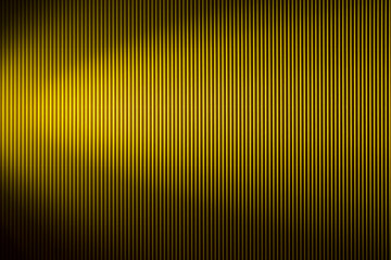 Texture and background of corrugated cardboard yellow for decoration, for text design, for a template