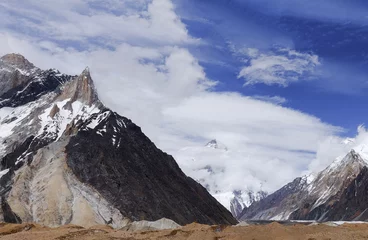 Papier Peint photo Gasherbrum A view of broad peak height 8,047 m the 12th highest peak in the world 