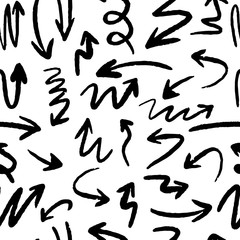 Modern geometric arrow pattern. Vector arrows pattern