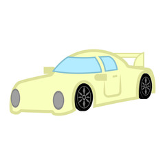 Fototapeta na wymiar Isolated racing car image. Vector illustration design