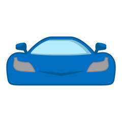 Isolated racing car image. Vector illustration design