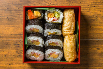 巻き寿司　Rolled sushi of the Japanese-style