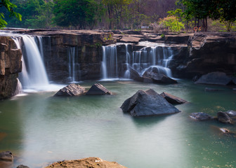 Beautiful waterfall in Thailand, Tad-Tone National Park