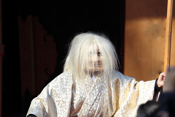 Oni, yōkai, mask, kimono, japanese, event