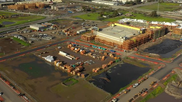 Aerial Video Construction Site Fremont CA