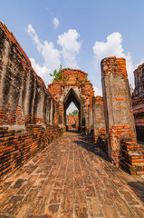 Gate to historic of temple
