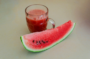 Cup Of Calabaza Watermelon Juice