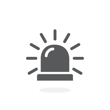 recommend clip art: Siren Flat Icon