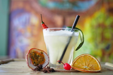  cocktail on a bright background