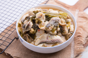 Authentic sauerkraut fish