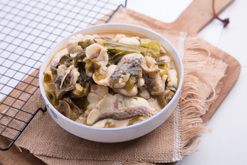 Authentic sauerkraut fish