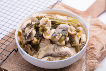 Authentic sauerkraut fish