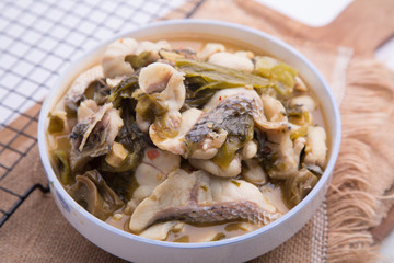 Authentic sauerkraut fish