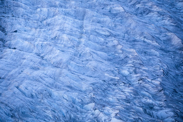 Glacier in alps in switzerland