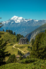 Old villa in the alps