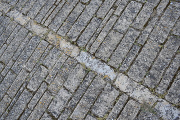 old stone path texture of gray color