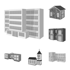 set of buildings