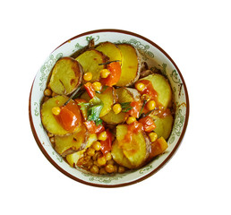 Spanish Chickpea and Potato Bake
