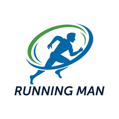 running man logo