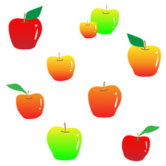 apple fruit red color