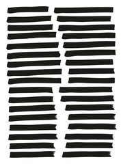Naklejka premium Tagging Marker Medium Lines High Detail Abstract Vector Background Set 133
