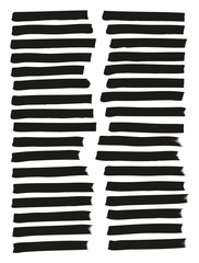 Naklejka premium Tagging Marker Medium Lines High Detail Abstract Vector Background Set 131