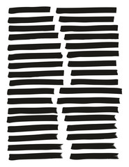 Naklejka premium Tagging Marker Medium Lines High Detail Abstract Vector Background Set 129