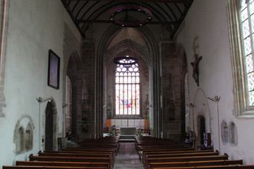 Notre-Dame de l'Assomption church in Quimperlé (France)