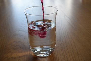 Pouring a drink