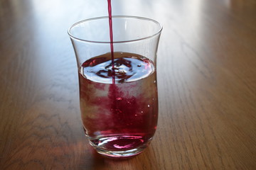 Pouring a drink