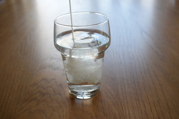 Pouring a drink