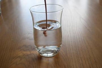 Pouring a drink