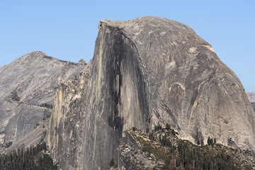Half Dome at sunset in Yosemite National Park