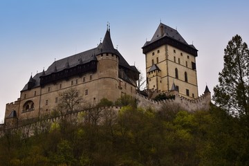 Fototapeta na wymiar Castle Karlštejn - Bohemia, Czech republic
