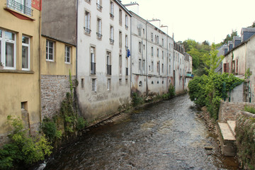 Along the Isole river in Quimperlé (Brittany - France)