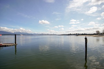 バンク－バ－海景　Vancouver　Sea　Sight