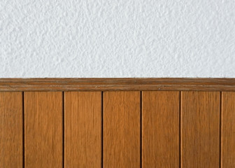 Hintergrund Holzvertäfelung und Putz Mauer, 