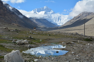 Mount Everest Tibet side